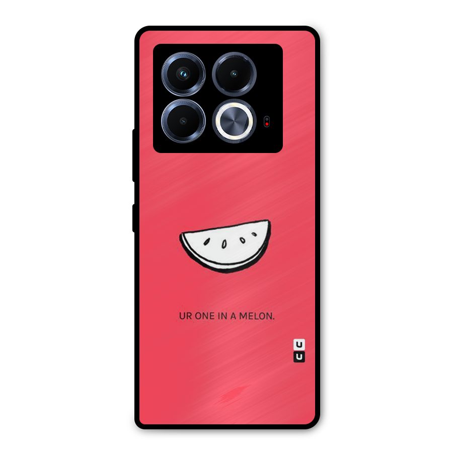 One In Melon Metal Back Case for Infinix Note 40 5G