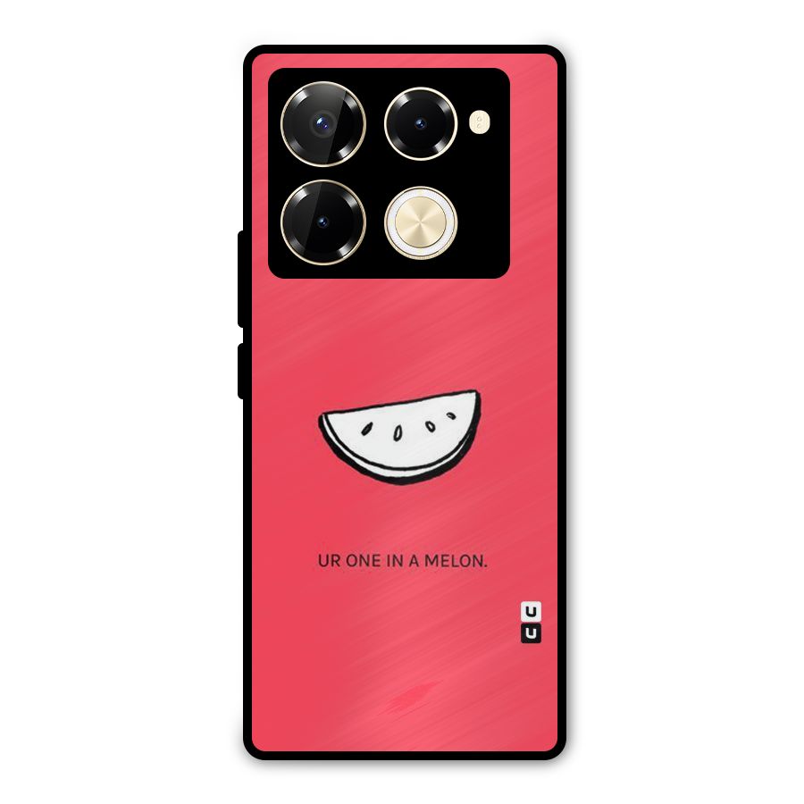 One In Melon Metal Back Case for Infinix Note 40 Pro Plus
