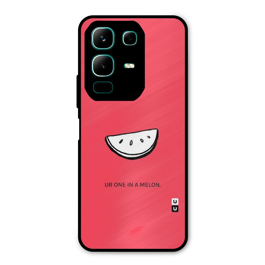 One In Melon Metal Back Case for Infinix Note 50x
