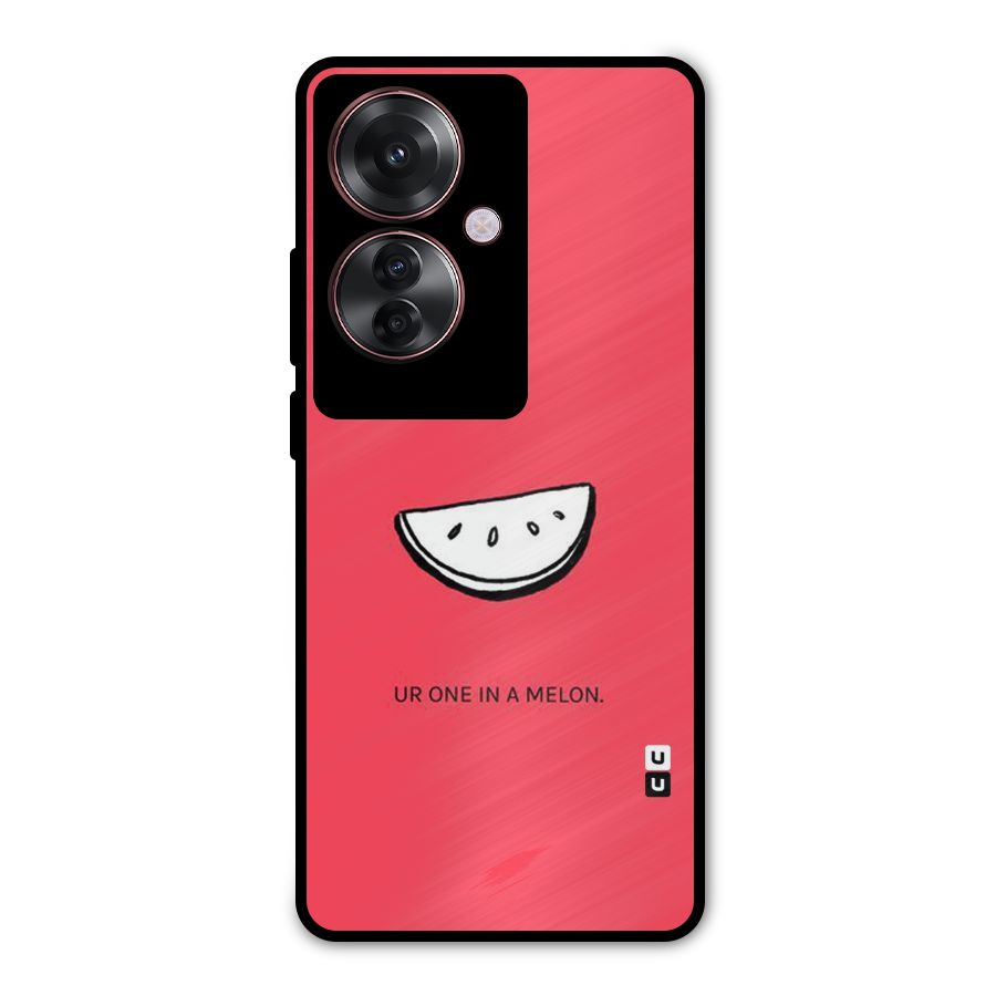One In Melon Metal Back Case for Oppo F25 Pro