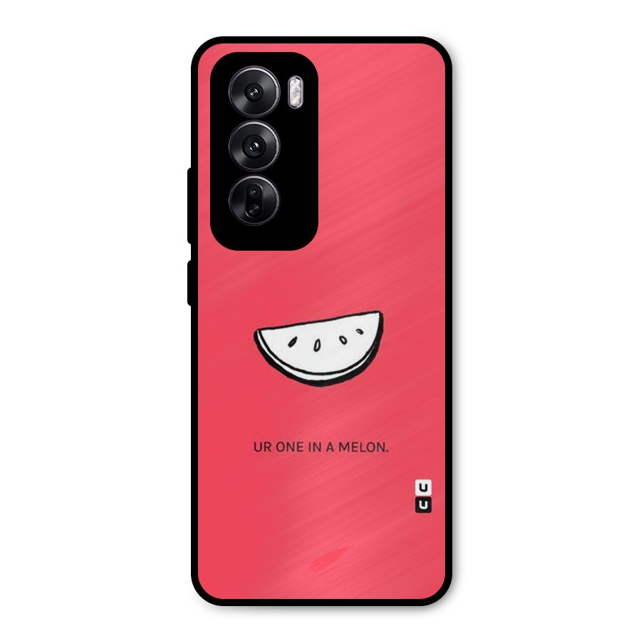One In Melon Metal Back Case for Oppo Reno12