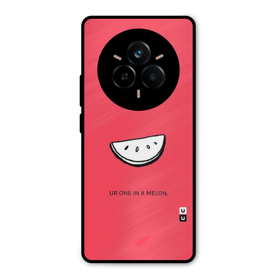 One In Melon Metal Back Case for Realme 14 Pro