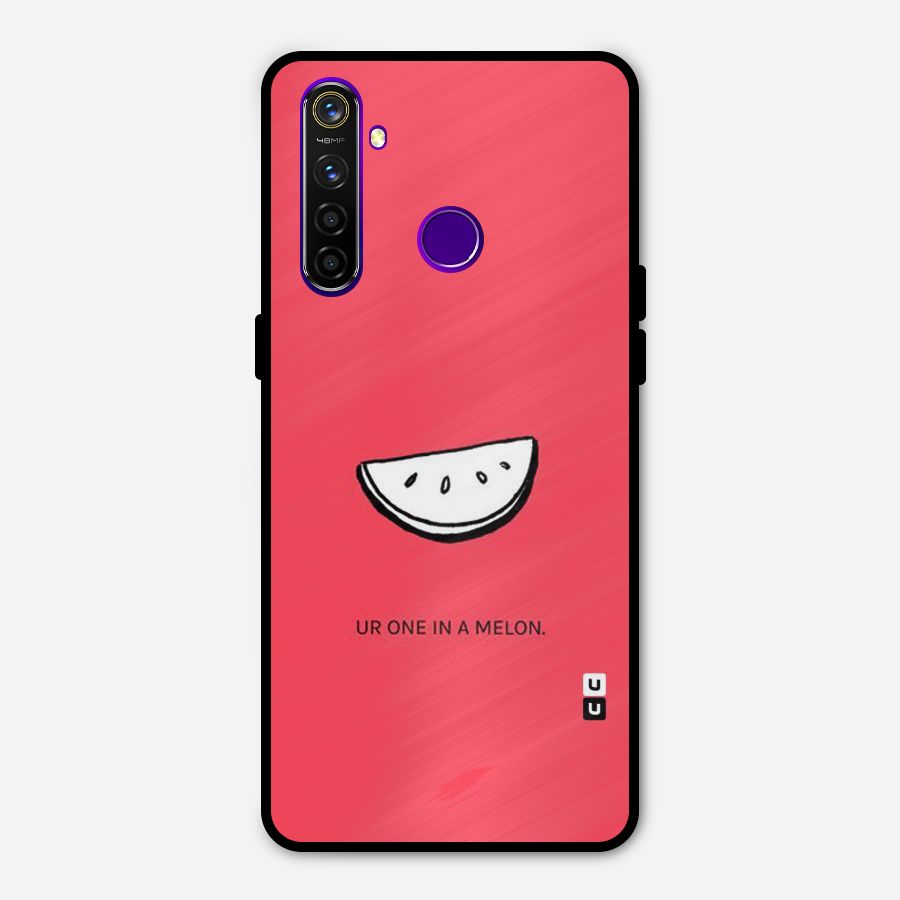 One In Melon Metal Back Case for Realme 5 Pro