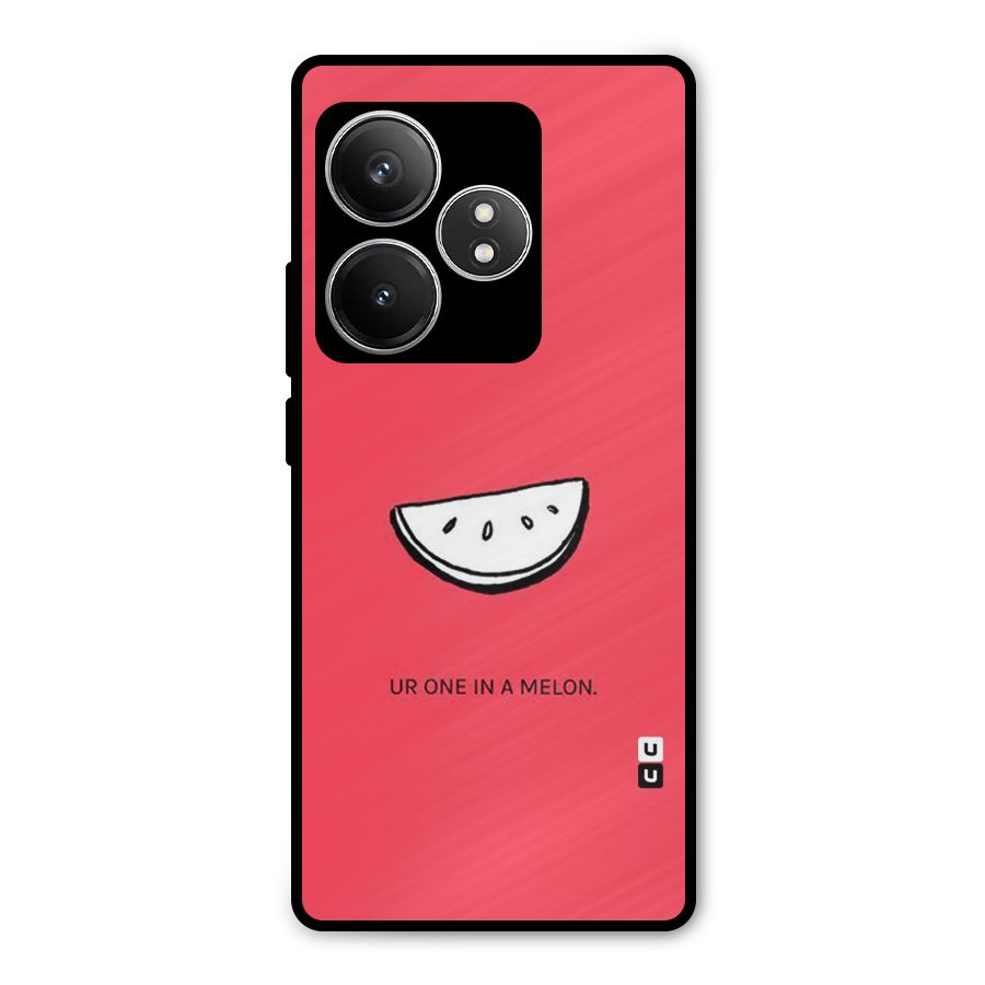 One In Melon Metal Back Case for Realme GT 6T