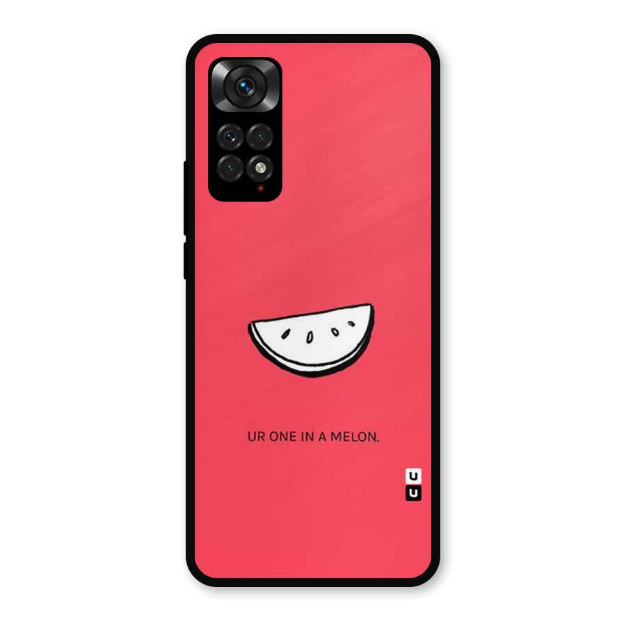 One In Melon Metal Back Case for Redmi Note 11s