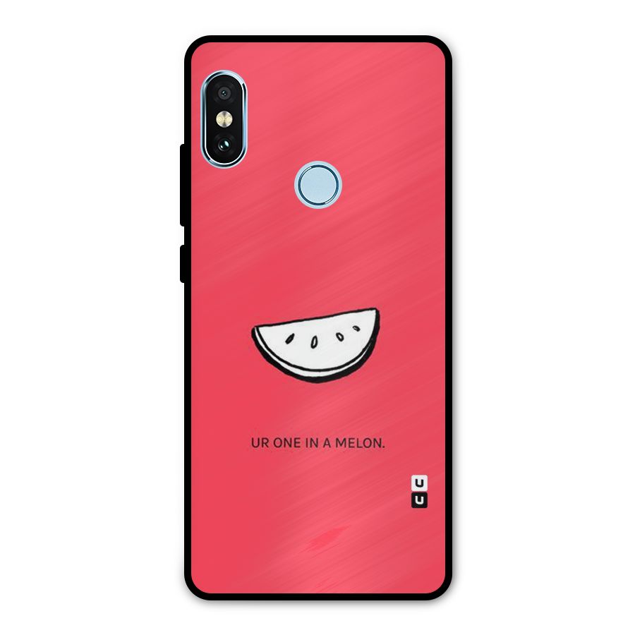 One In Melon Metal Back Case for Redmi Note 5 Pro