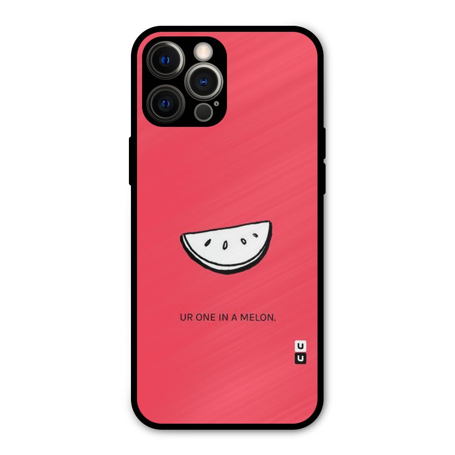 One In Melon Metal Back Case for iPhone 12 Pro Max