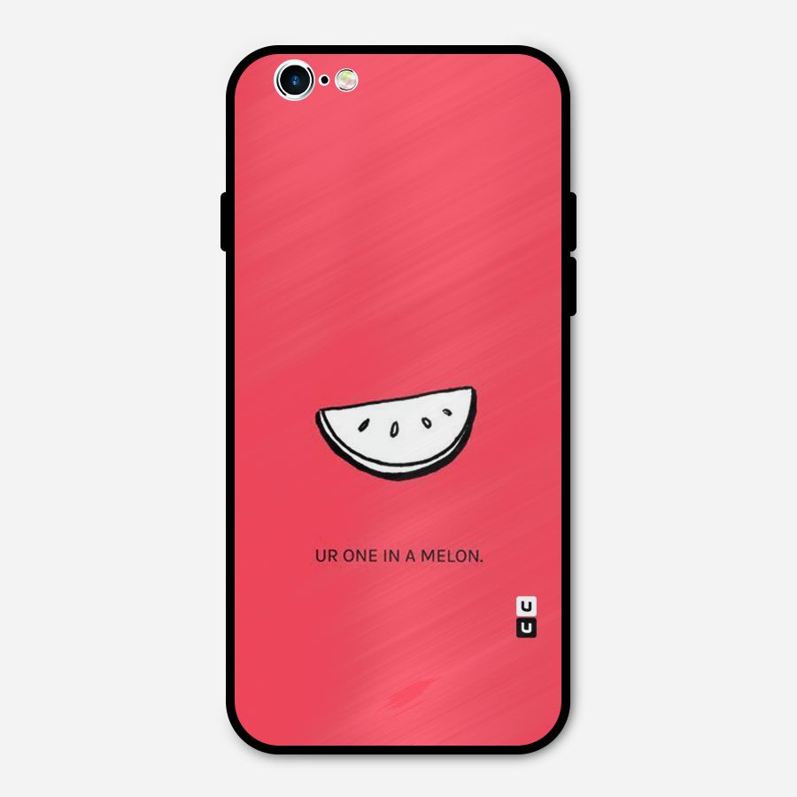 One In Melon Metal Back Case for iPhone 6 6s