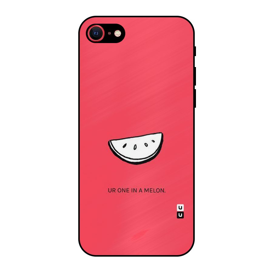 One In Melon Metal Back Case for iPhone SE 2020