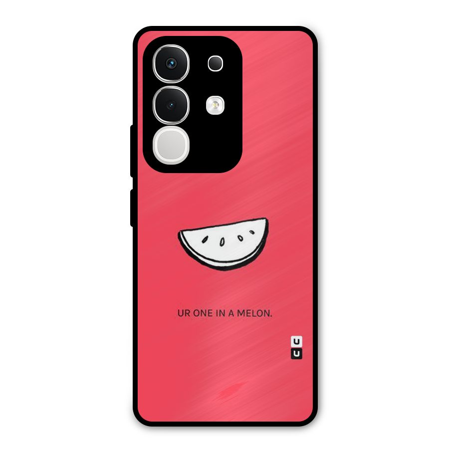 One In Melon Metal Back Case for iQOO Z10x