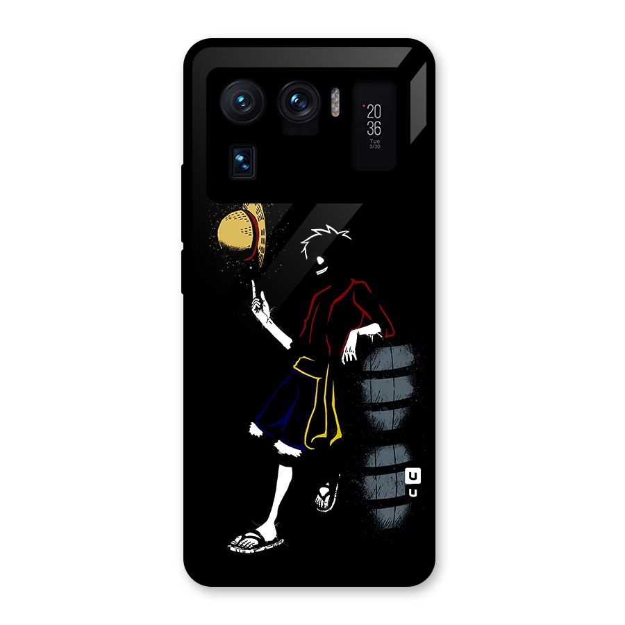 One Piece Luffy Style Glass Back Case for Mi 11 Ultra
