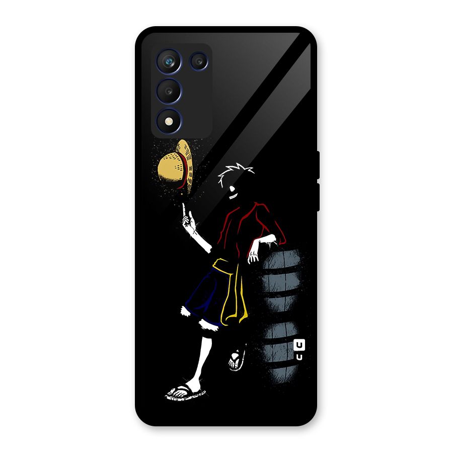 One Piece Luffy Style Glass Back Case for Realme 9 5G Speed