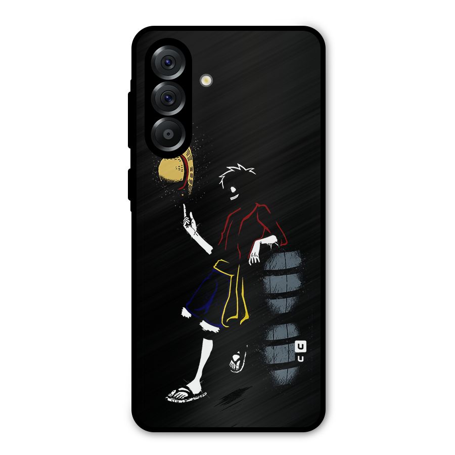 One Piece Luffy Style Metal Back Case for Galaxy A56