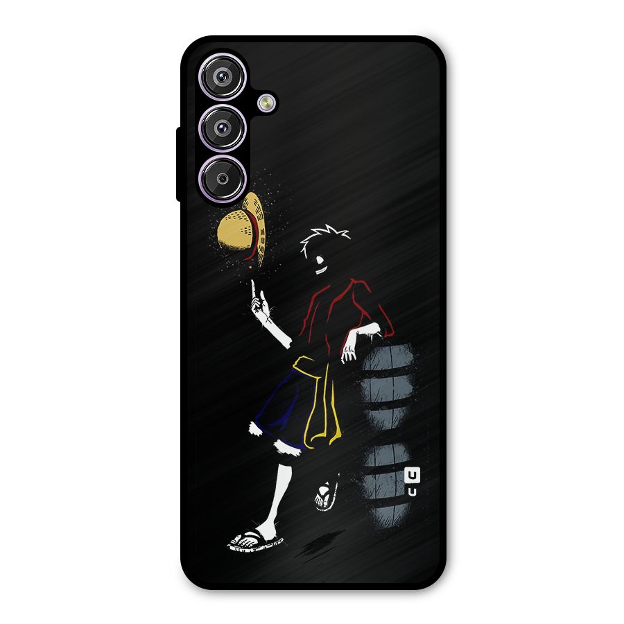 One Piece Luffy Style Metal Back Case for Galaxy F15