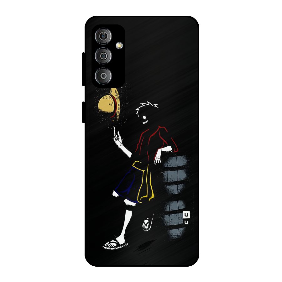 One Piece Luffy Style Metal Back Case for Galaxy F23