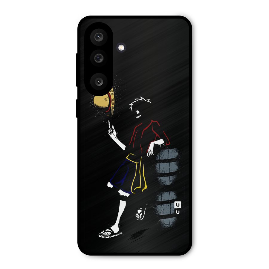 One Piece Luffy Style Metal Back Case for Galaxy M56