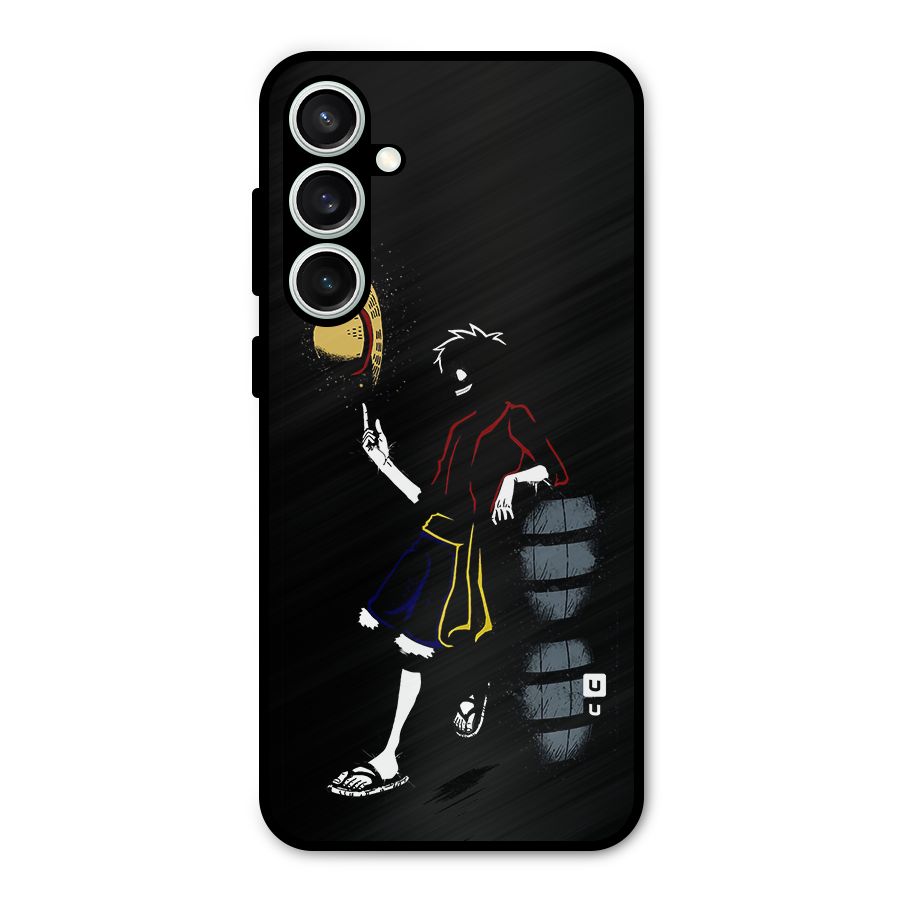 One Piece Luffy Style Metal Back Case for Galaxy S23 FE