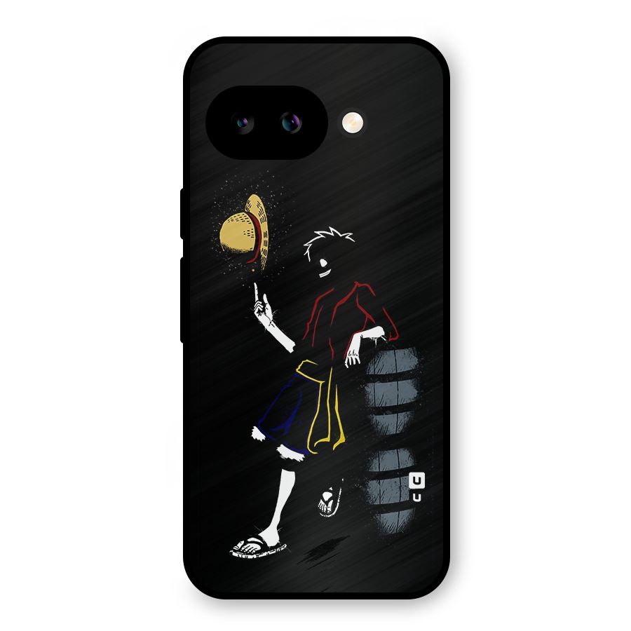 One Piece Luffy Style Metal Back Case for Google Pixel 9a