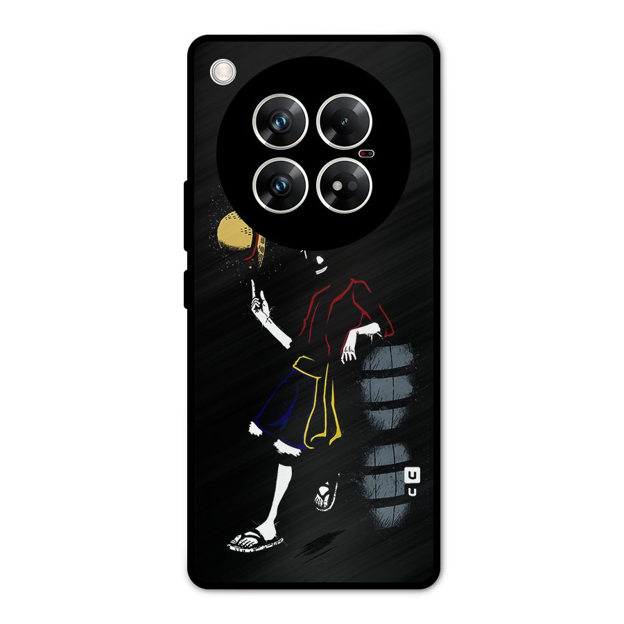One Piece Luffy Style Metal Back Case for Infinix Zero 40 5G