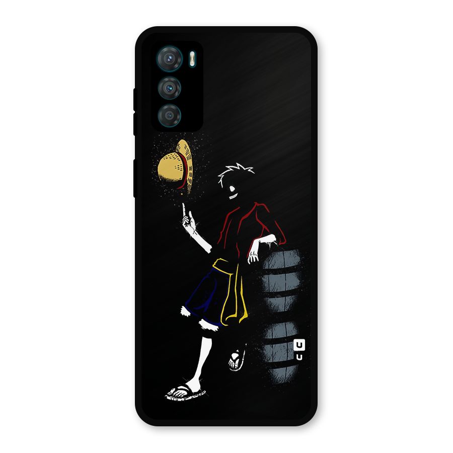 One Piece Luffy Style Metal Back Case for Moto G42