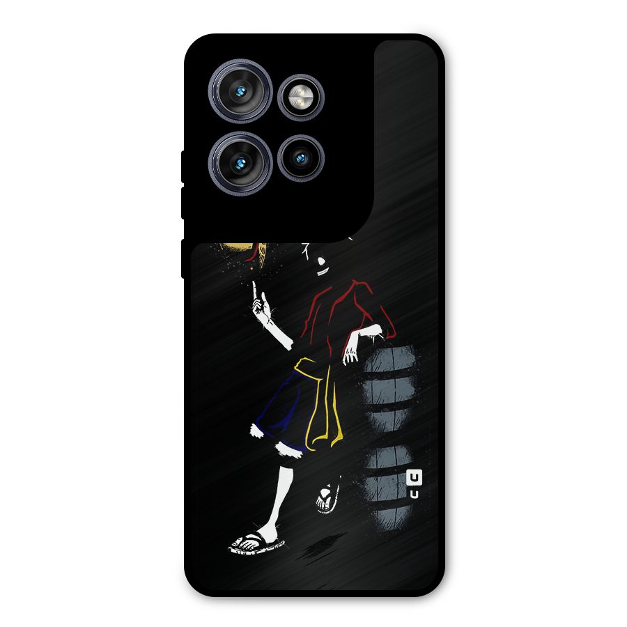 One Piece Luffy Style Metal Back Case for Motorola Edge 50 Neo