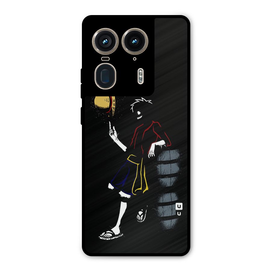 One Piece Luffy Style Metal Back Case for Motorola Edge 50 Ultra