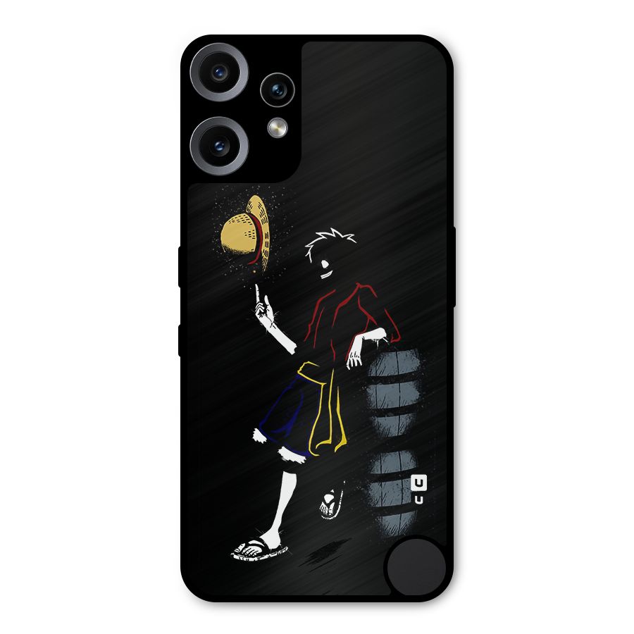 One Piece Luffy Style Metal Back Case for Nothing CMF Phone 2 Pro