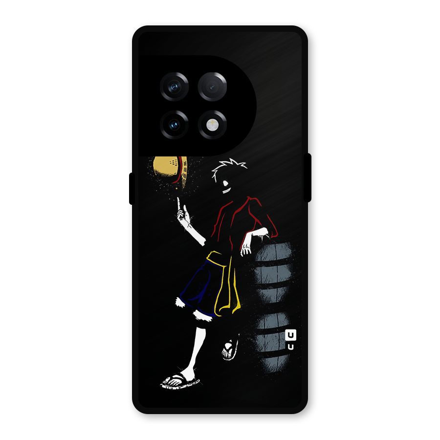 One Piece Luffy Style Metal Back Case for OnePlus 11R