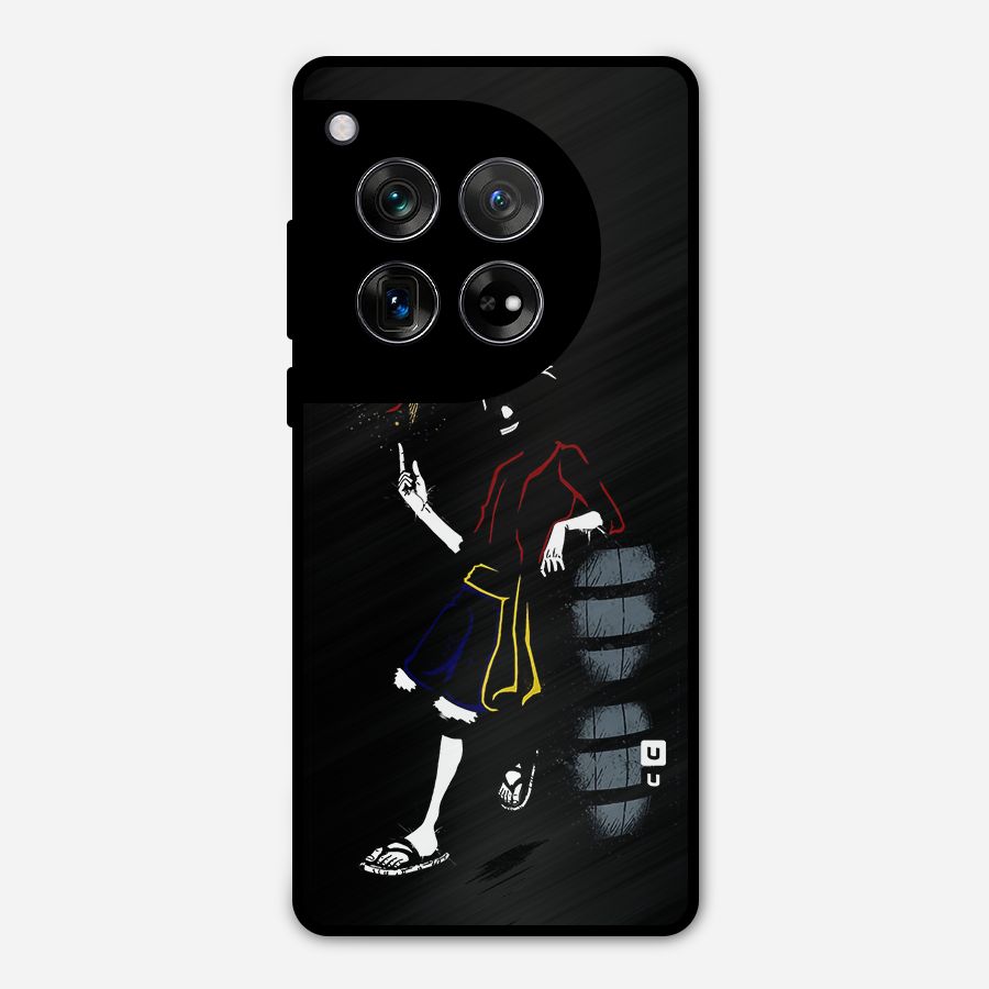 One Piece Luffy Style Metal Back Case for OnePlus 12