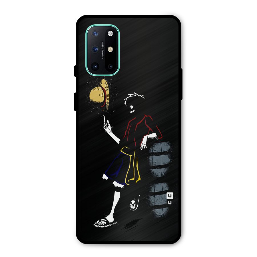 One Piece Luffy Style Metal Back Case for OnePlus 8T