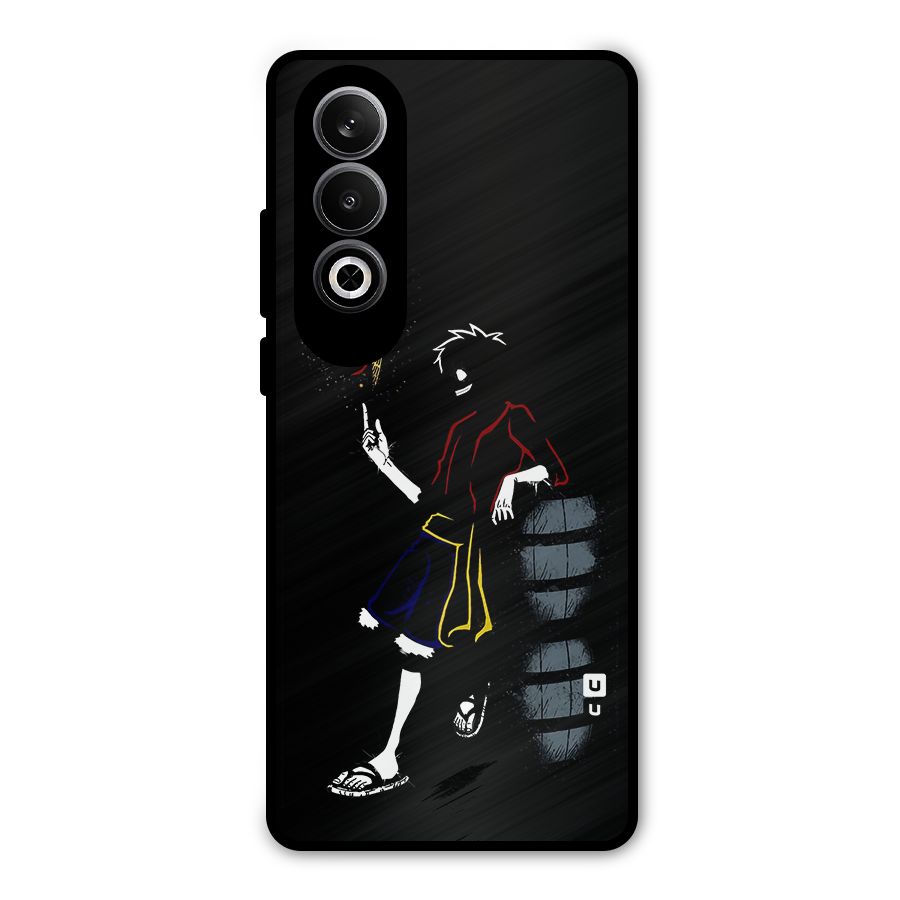 One Piece Luffy Style Metal Back Case for OnePlus Nord CE4