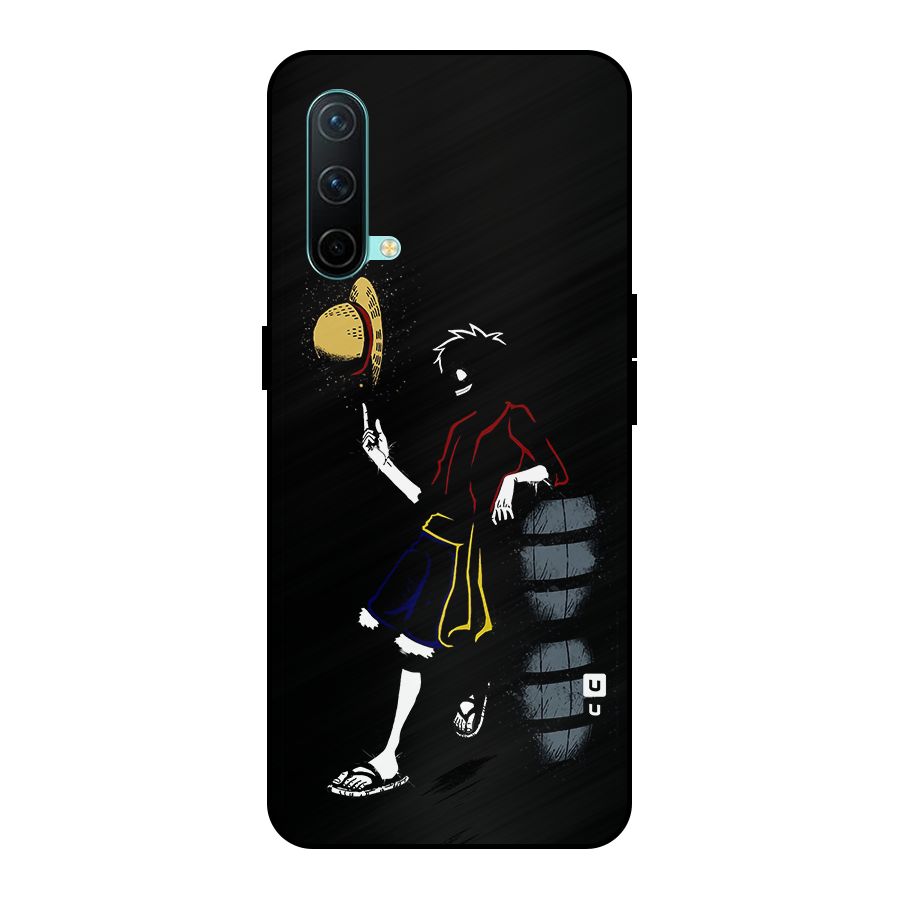 One Piece Luffy Style Metal Back Case for OnePlus Nord CE 5G