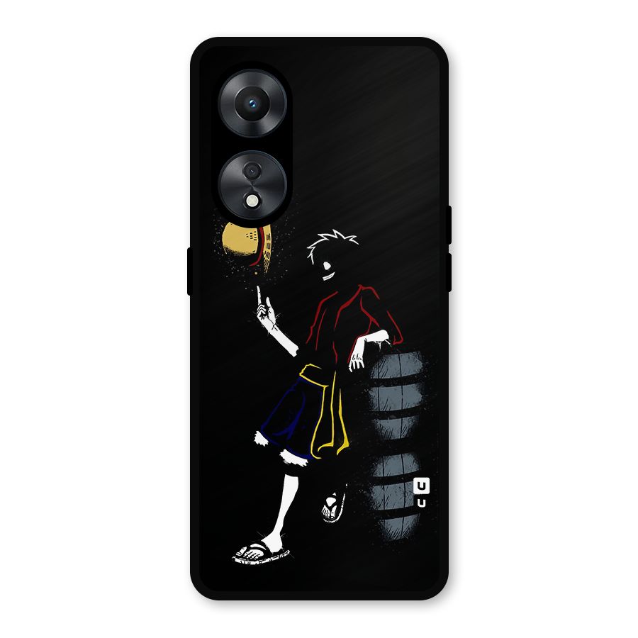One Piece Luffy Style Metal Back Case for Oppo A78