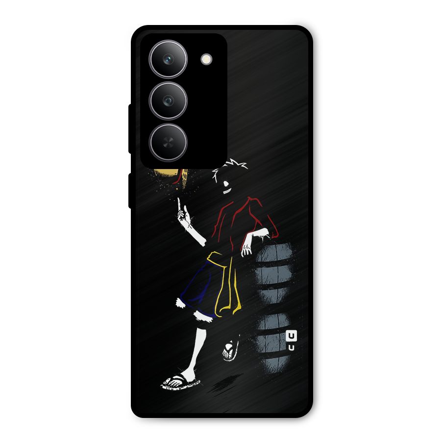 One Piece Luffy Style Metal Back Case for Realme 14x