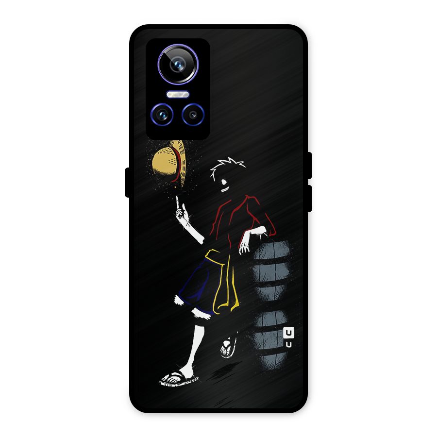 One Piece Luffy Style Metal Back Case for Realme GT Neo 3