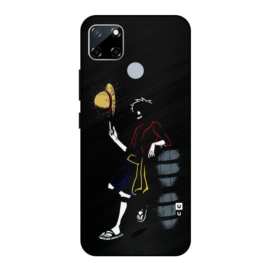 One Piece Luffy Style Metal Back Case for Realme Narzo 20