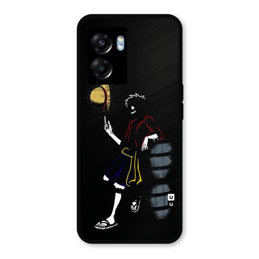One Piece Luffy Style Metal Back Case for Realme Narzo 50 5G