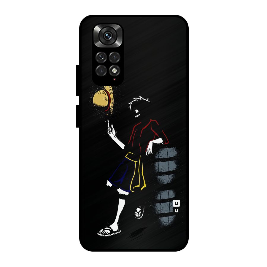 One Piece Luffy Style Metal Back Case for Redmi Note 11 Pro Plus 5G