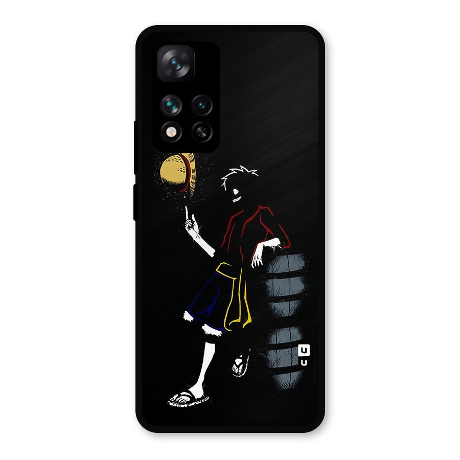 One Piece Luffy Style Metal Back Case for Xiaomi 11i Hypercharge 5G