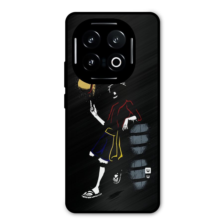 One Piece Luffy Style Metal Back Case for iQOO 13