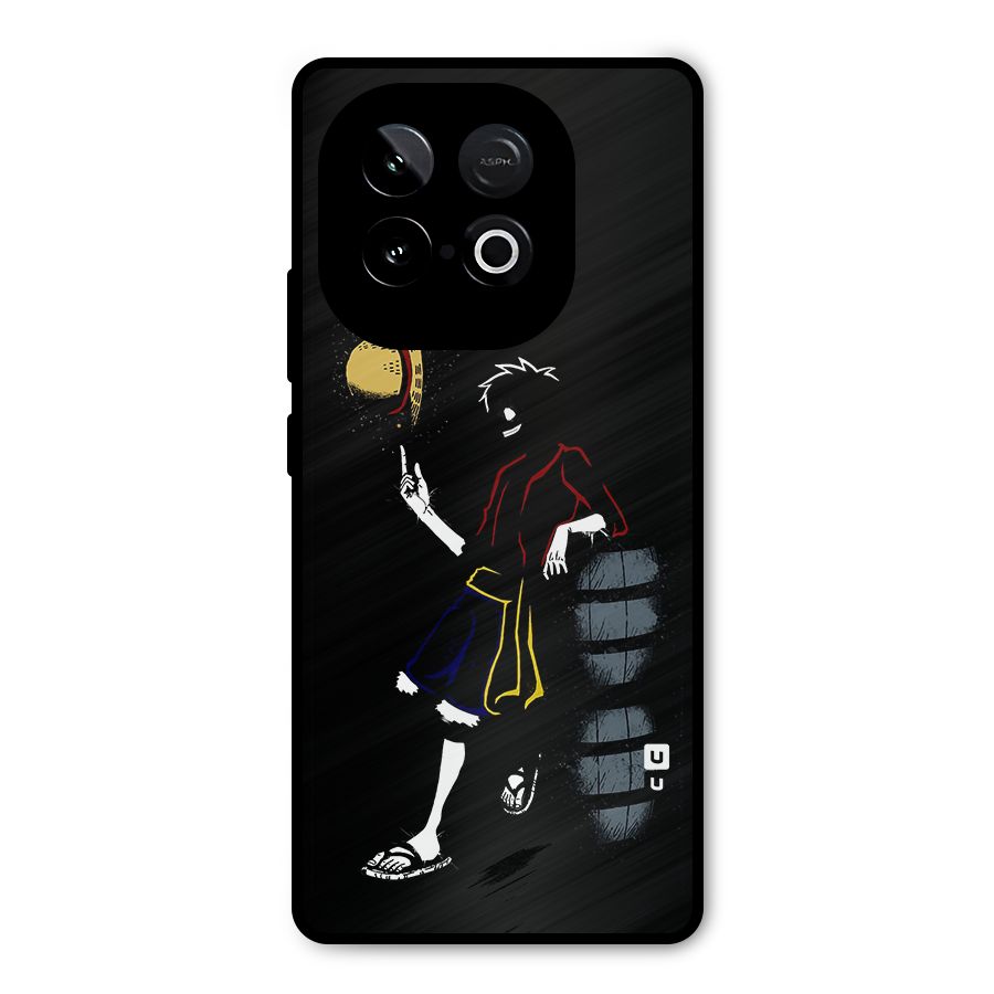 One Piece Luffy Style Metal Back Case for iQOO Neo 10