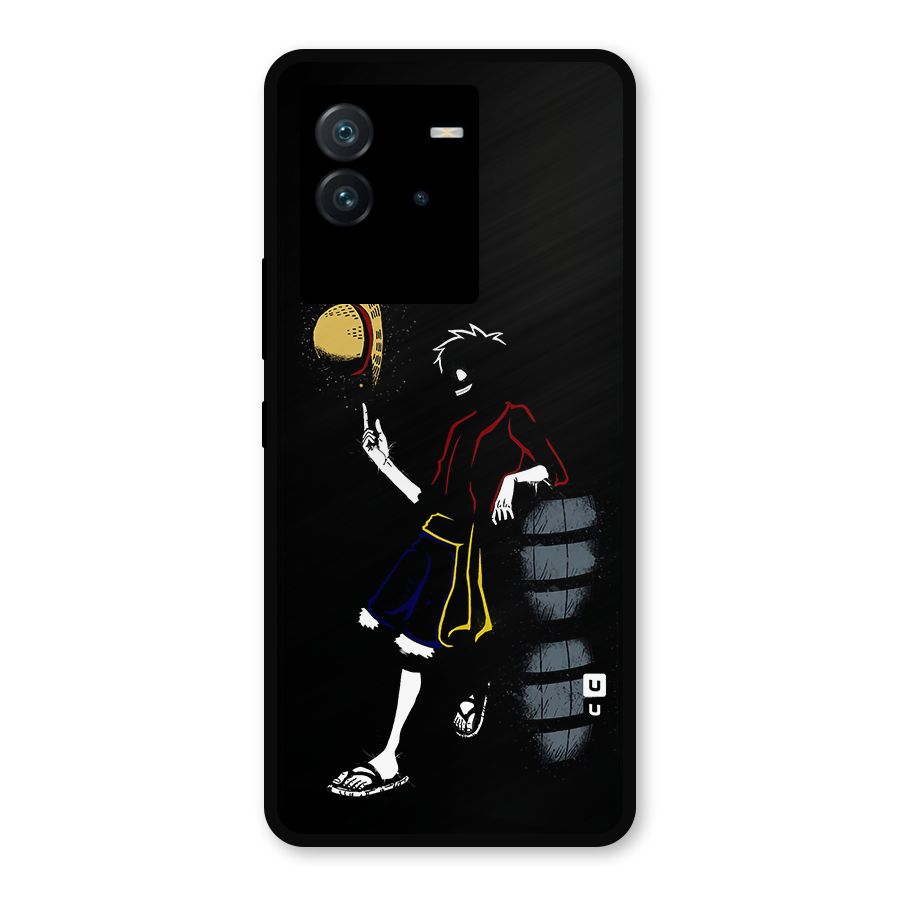 One Piece Luffy Style Metal Back Case for iQOO Neo 6 5G