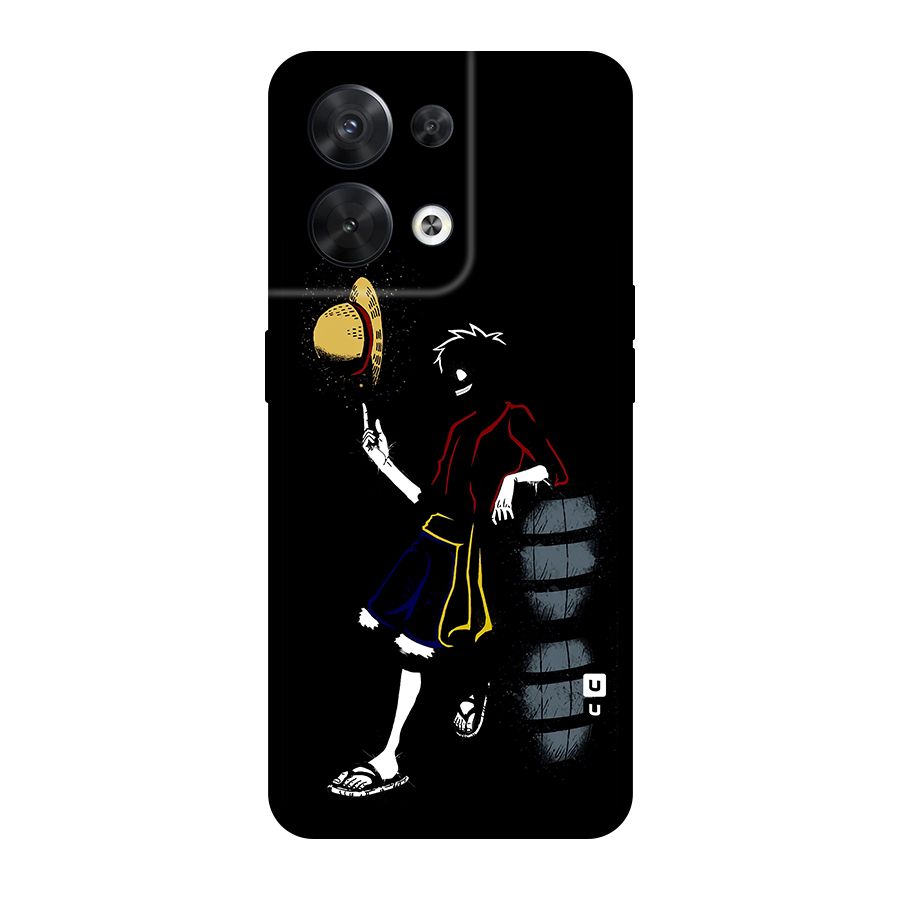 One Piece Luffy Style Original Polycarbonate Back Case for Oppo Reno8 5G