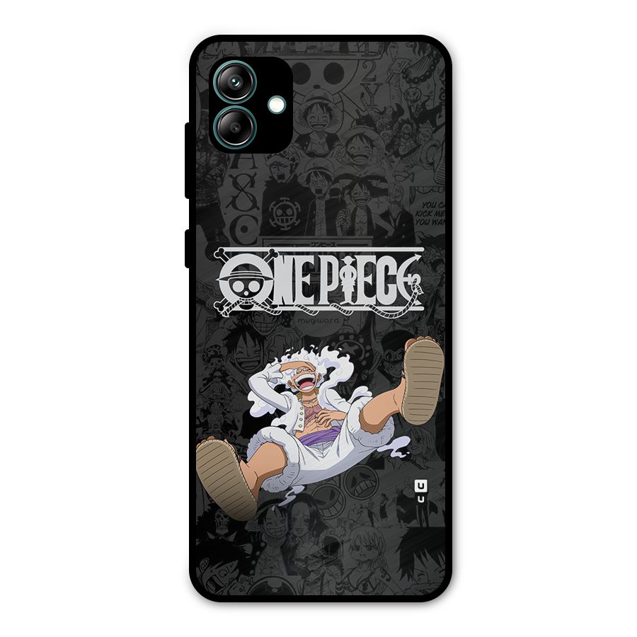 One Piece Manga Laughing Metal Back Case for Galaxy A04