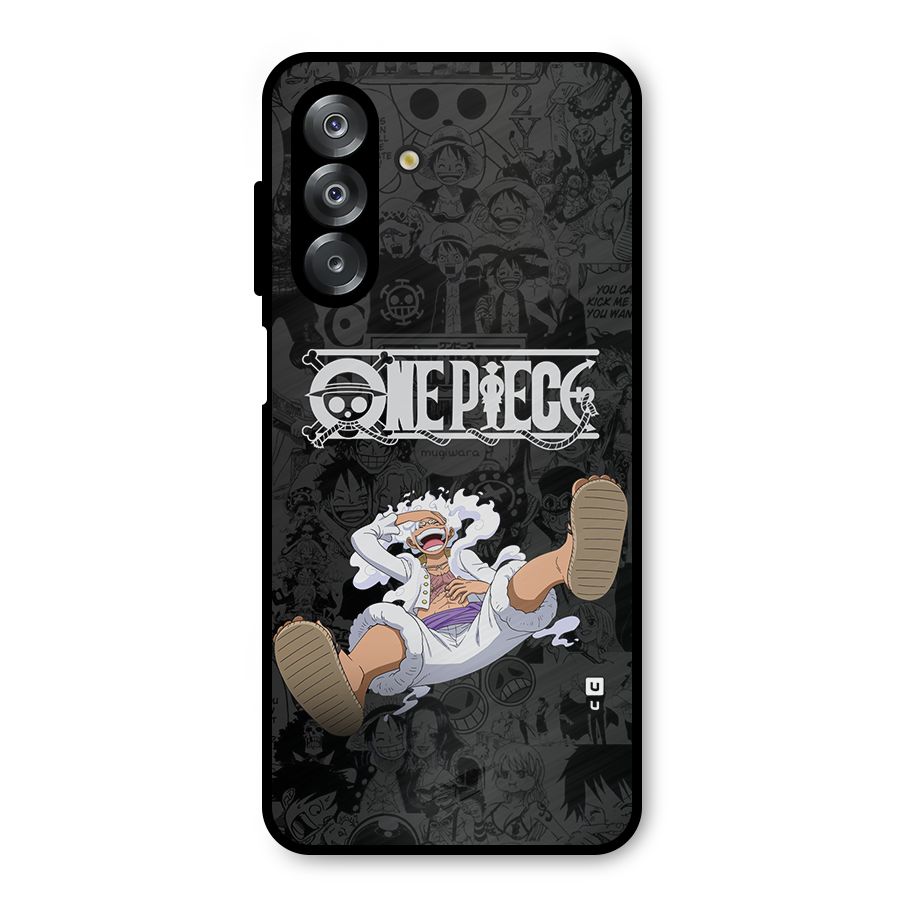 One Piece Manga Laughing Metal Back Case for Galaxy A26