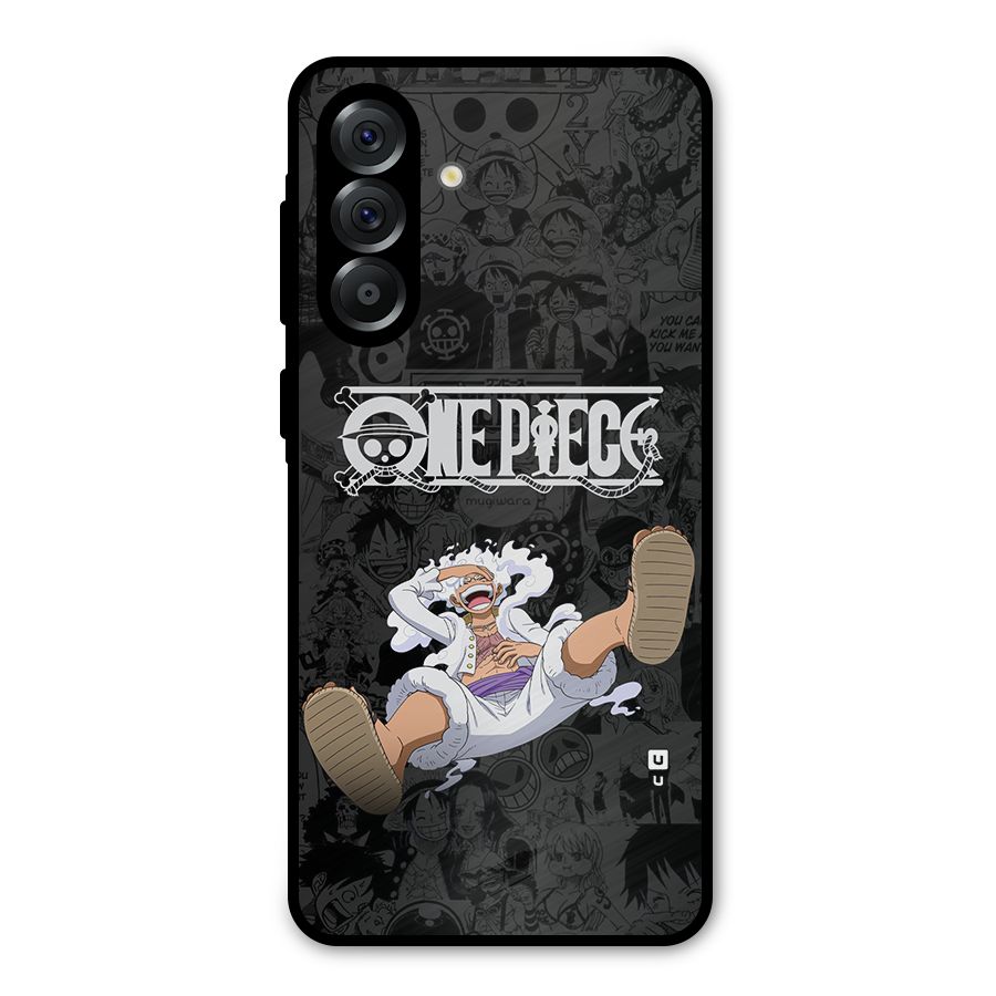 One Piece Manga Laughing Metal Back Case for Galaxy A56