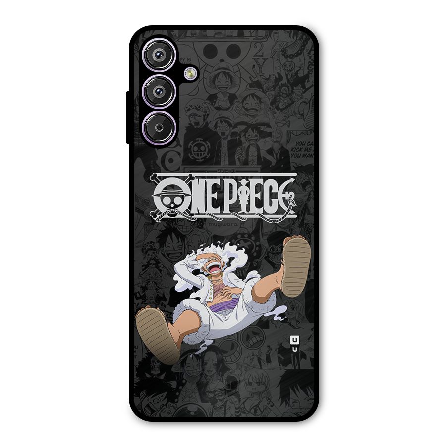 One Piece Manga Laughing Metal Back Case for Galaxy F15