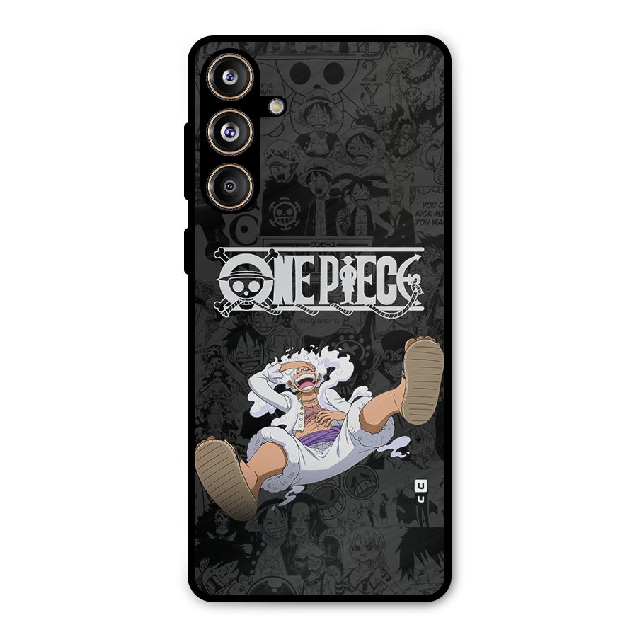 One Piece Manga Laughing Metal Back Case for Galaxy F55