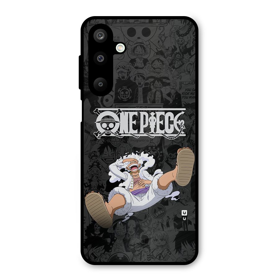 One Piece Manga Laughing Metal Back Case for Galaxy M16
