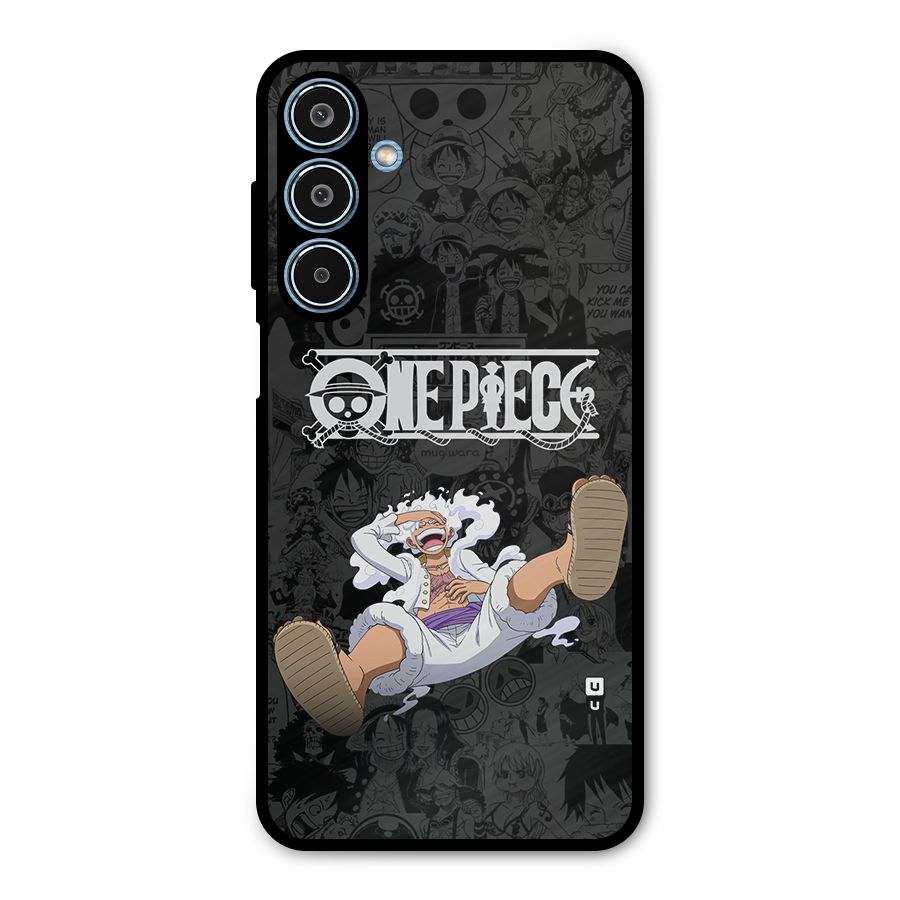 One Piece Manga Laughing Metal Back Case for Galaxy M35